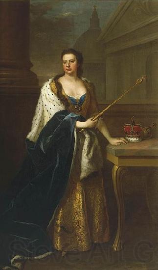Michael Dahl Portrait of Anne of Great Britain France oil painting art